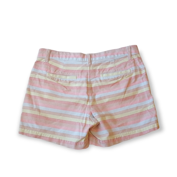 BST SOLD!GAP stripe multicolor city shorts casual size medium - Picture 3 of 6